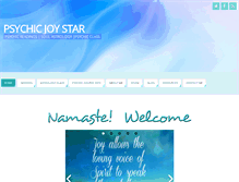 Tablet Screenshot of joystarpsychicastro.com